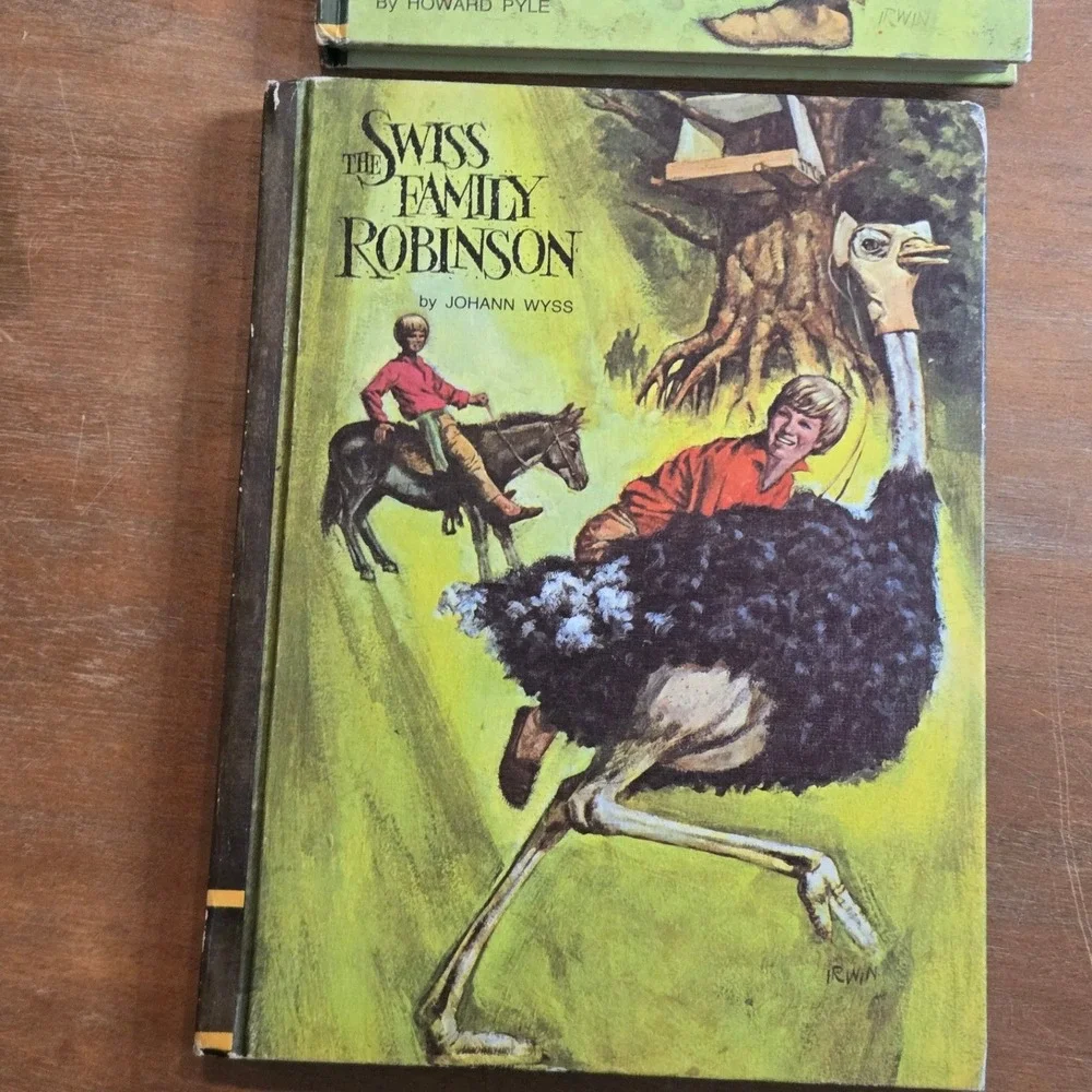 Classic Press Books Swiss Family Robinson Robin Hood Set 2
Vtg Hardcover Books - Picture 3 of 16